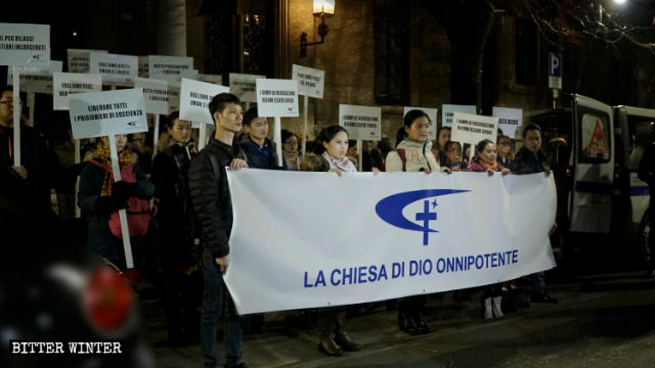 全能神教会海外流亡信徒呼吁意大利政府授予庇护