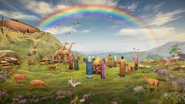 神以彩虹作为与人立约的记号