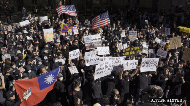 全球连线共抗极权：24国大游行受迫害宗教团体加入力撑香港