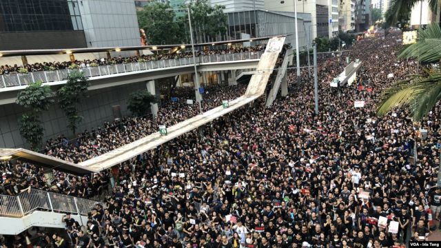 香港反送中示威游行